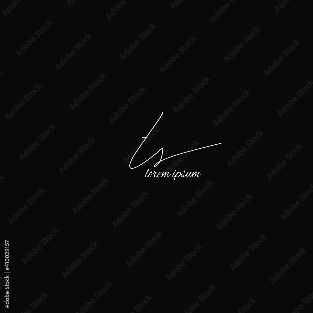 TJ initial handwritten calligraphy, for monogram and logo TJ initial handwritten calligraphy, for monogram and logo