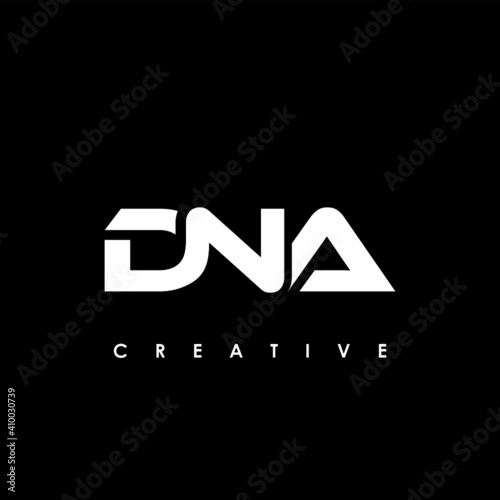 DNA Letter Initial Logo Design Template Vector Illustration