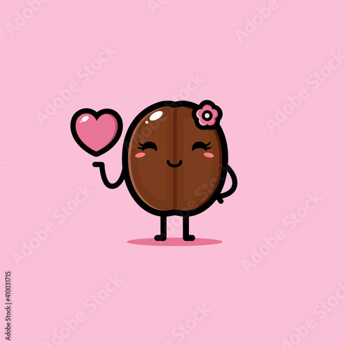 cute girls coffee beans