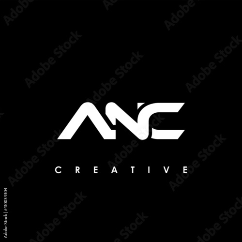 ANC Letter Initial Logo Design Template Vector Illustration photo
