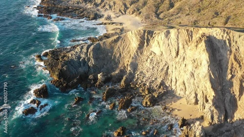 Drone 4k Baja Coast Secret White Sand Beaches