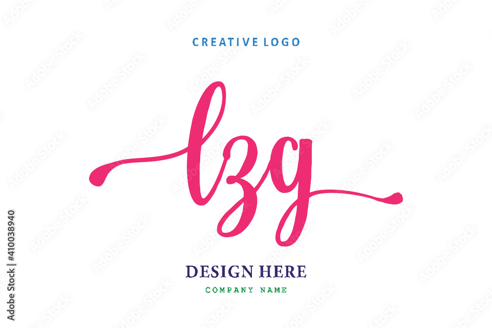 LZG lettering logo is simple, easy to understand and authoritative