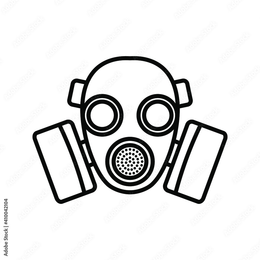 respirator icon. gas mask icon. vector illustration respirator icon. gas mask icon. vector illustration