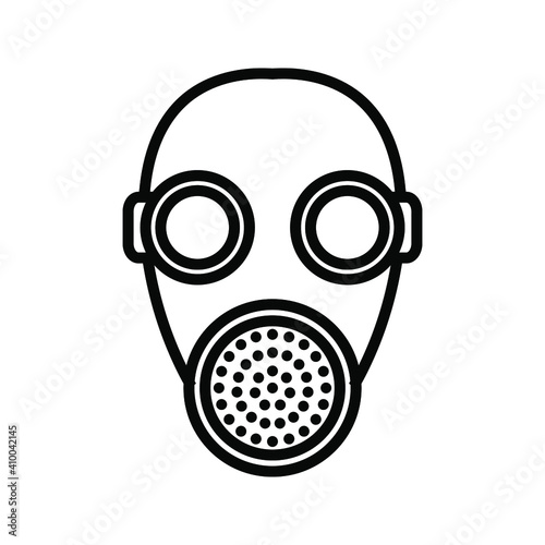 respirator icon. gas mask icon. vector illustration
