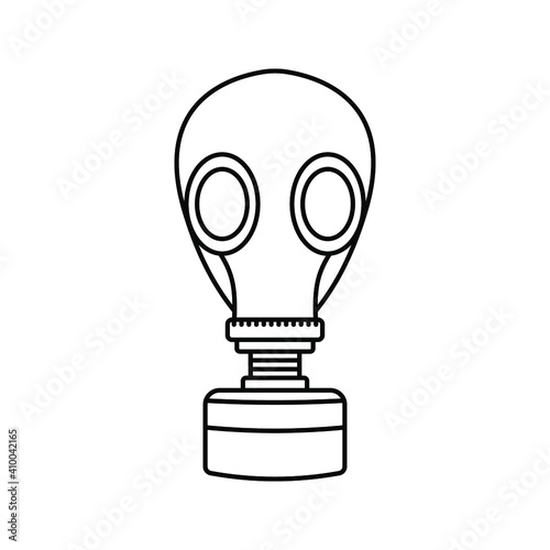 respirator icon. gas mask icon. vector illustration