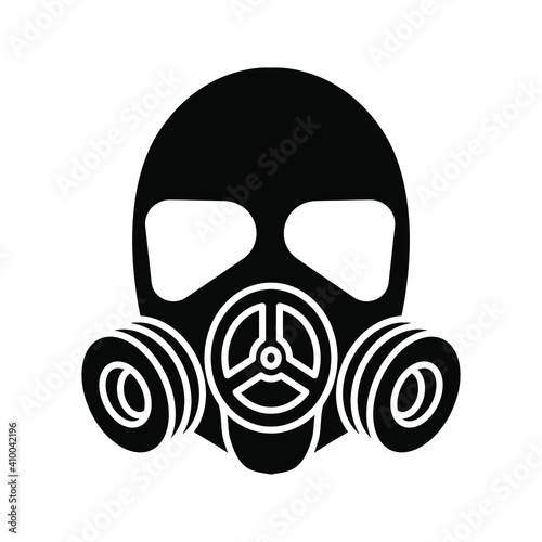 respirator icon. gas mask icon. vector illustration © Uswa KDT