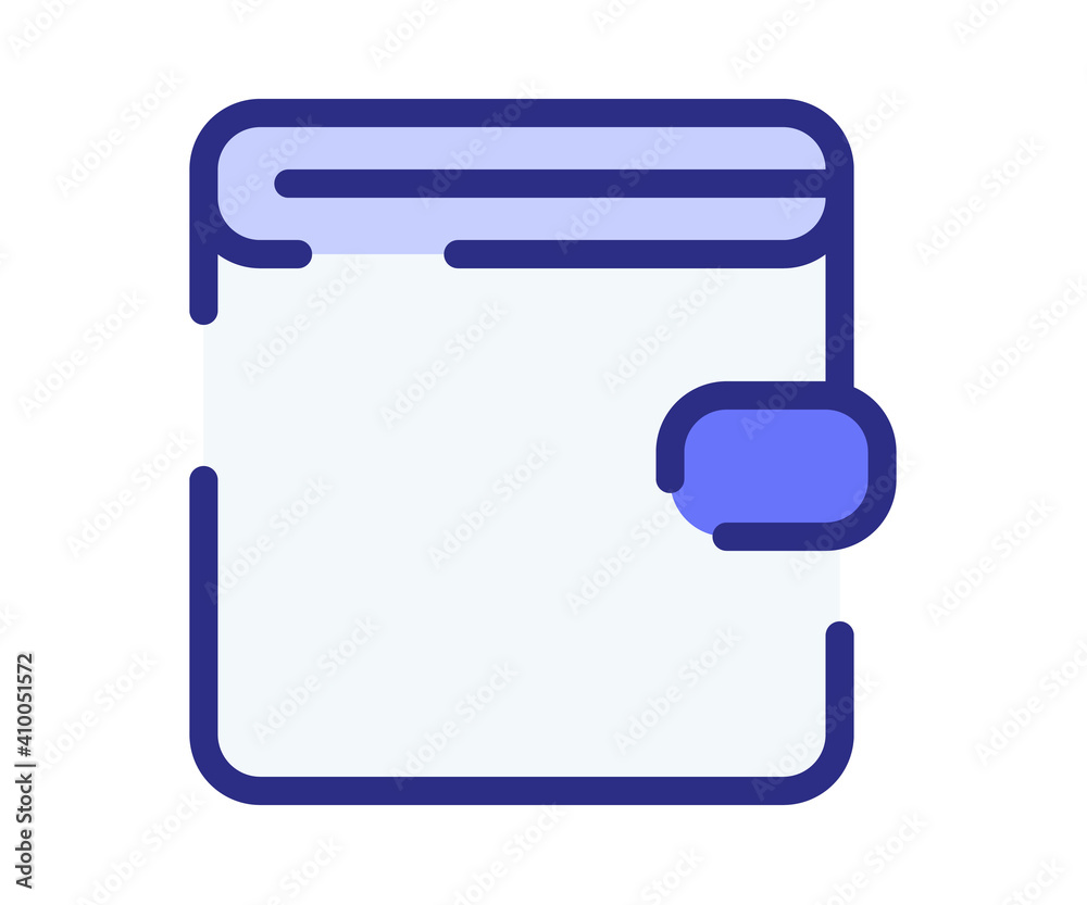 wallet income fund single isolated icon with dashed line style wallet income fund single isolated icon with dashed line style