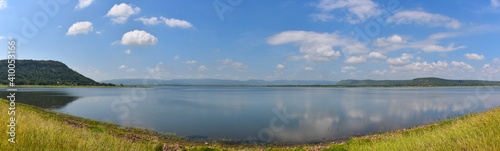 panorama of the lake