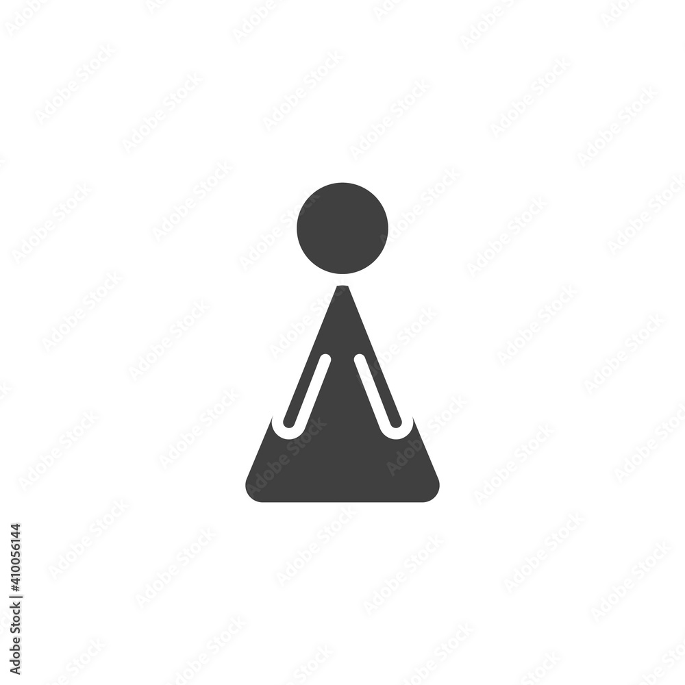 Woman toilet vector icon. filled flat sign for mobile concept and web design. WC female glyph icon. Symbol, logo illustration. Vector graphics Woman toilet vector icon. filled flat sign for mobile concept and web design. WC female glyph icon. Symbol, logo illustration. Vector graphics