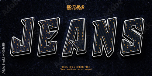 Jeans Text effect