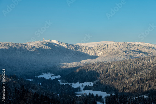 Deutschland, Baden-Württemberg, der 1277m hohe Feldberg im Schwarzwald