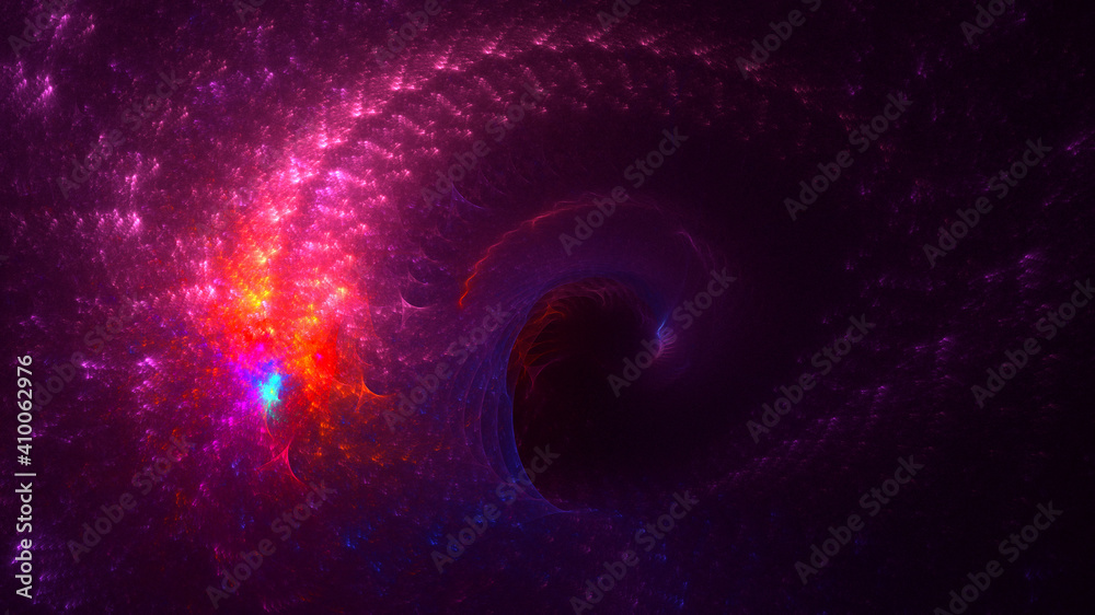 3D rendering abstract multicolor fractal light background 3D rendering abstract multicolor fractal light background