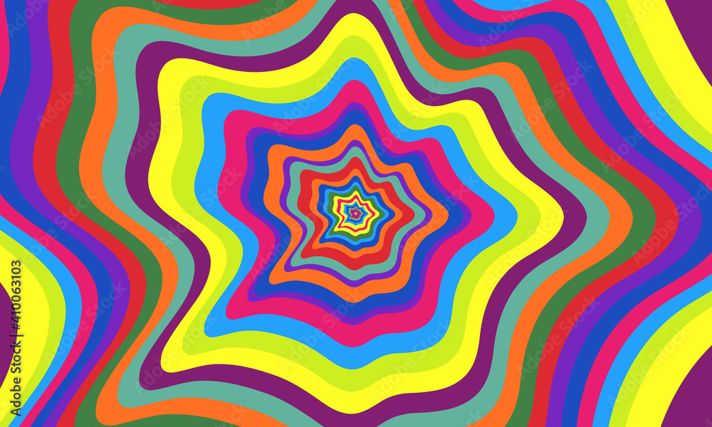 Psychedelic groovy background. Psychedelic groovy background.