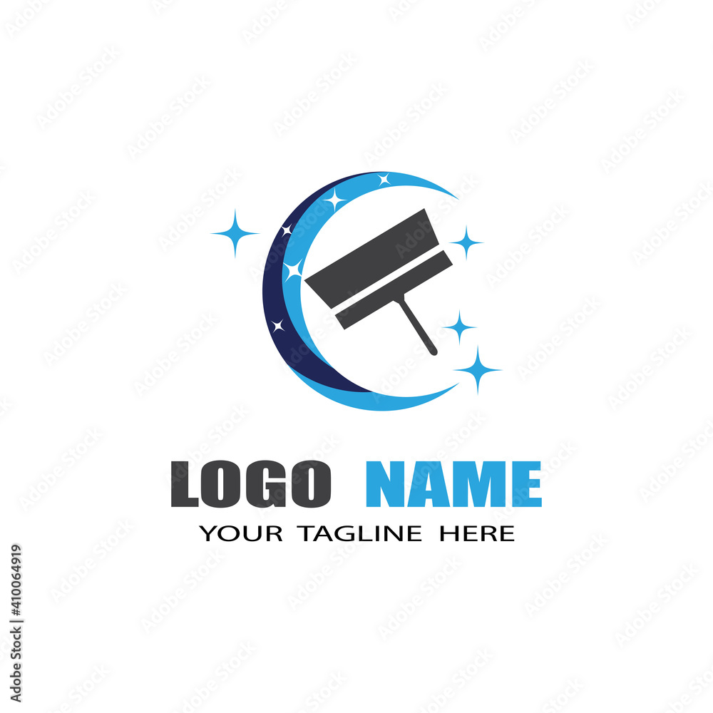 Cleaning Logo Template vector symbol nature Cleaning Logo Template vector symbol nature