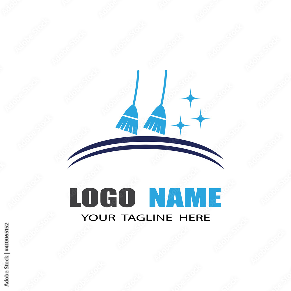 Cleaning Logo Template vector symbol nature