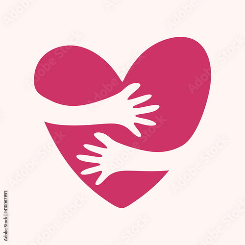Vector human's hand holding...
