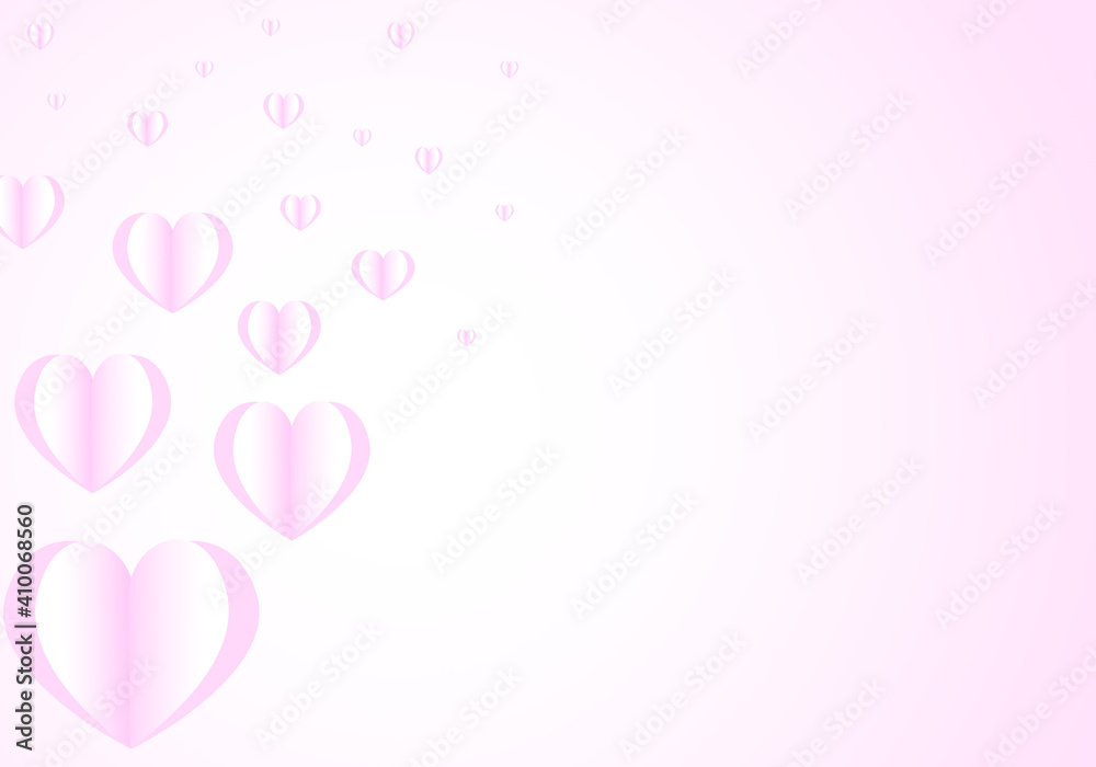 Sweet hart with pink heart background