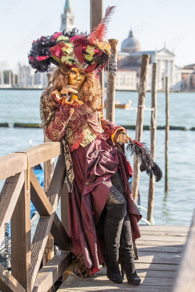 Obraz premium Mask in carnival of Venice