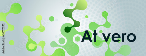 Modern molecules green. Abstract tech background. Futuristic design. Technology background