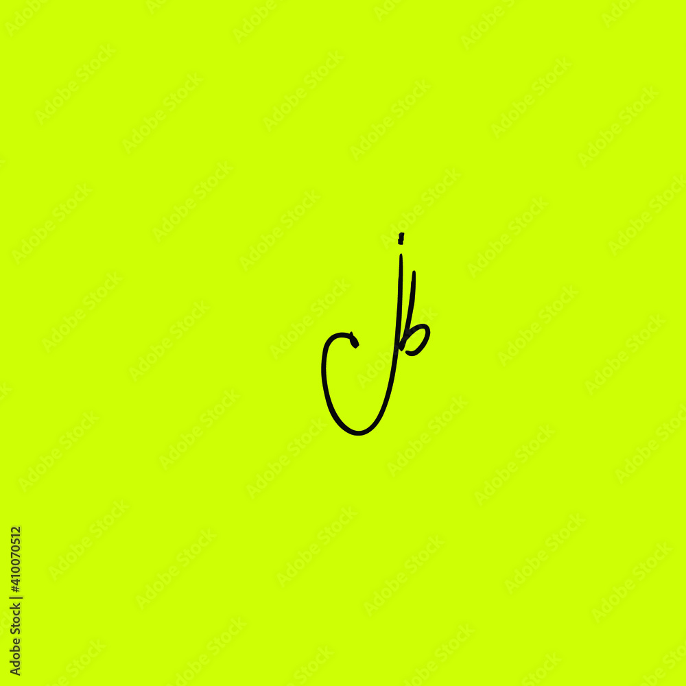 jb handwriting logo initial signature isolated white jb handwriting logo initial signature isolated white