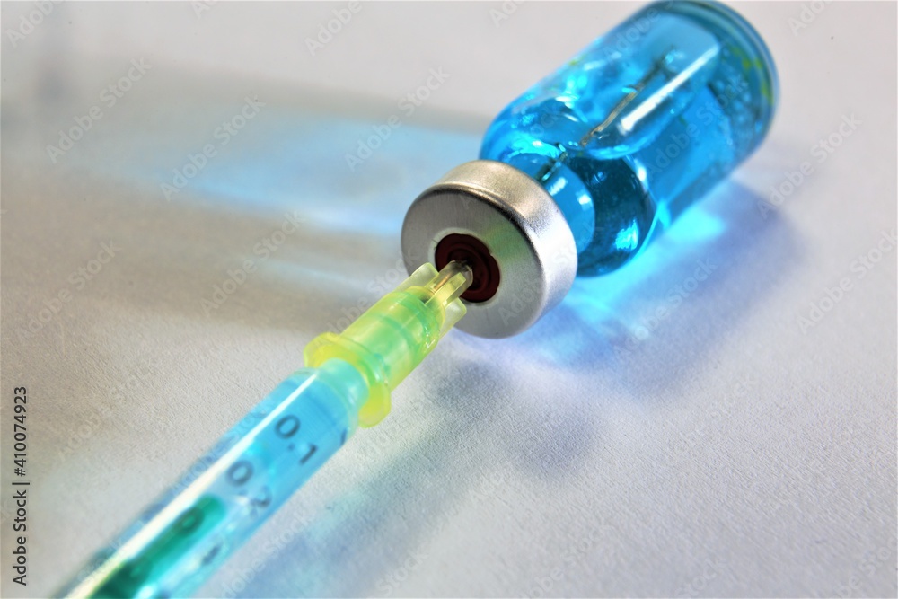 syringe with blood syringe with blood