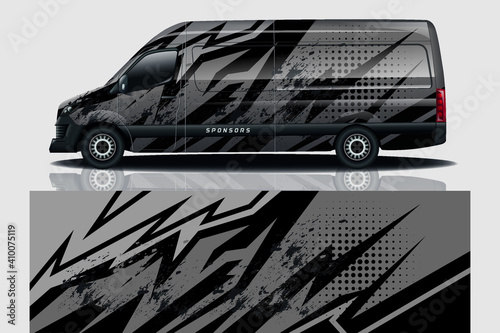 car decal wrap design vector