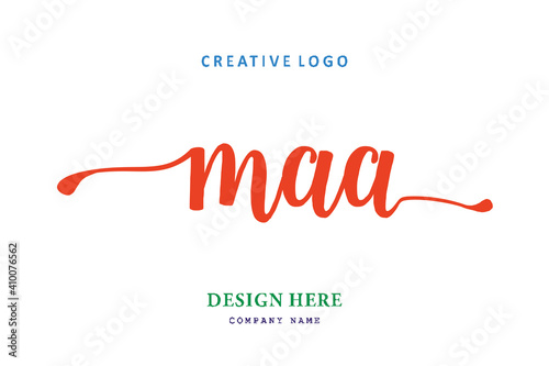MAA lettering logo is simple, easy to understand and authoritative
