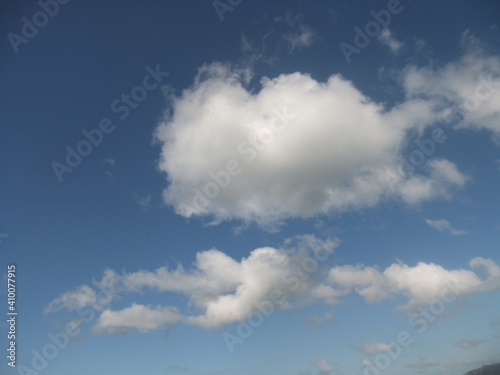 blue sky with clouds