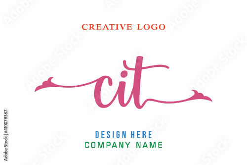 CIT lettering logo is simple, easy to understand and authoritative