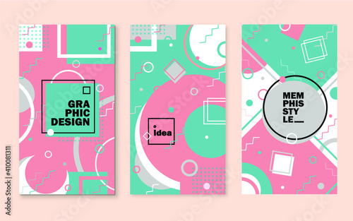 Memphis Modern Background Vector for social media post, instastories, poster, flyer, online business, creative content, art agency, wallpaper, invitation card, presentation, graphic design