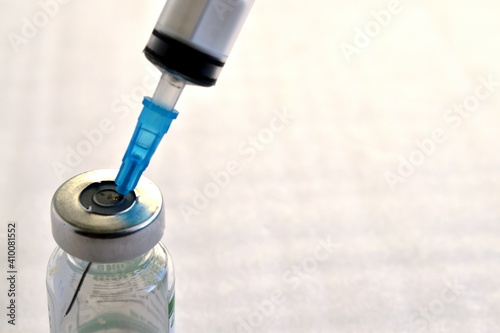 syringe and vial of medicine