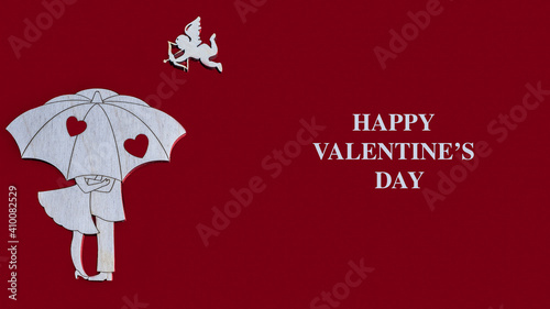 romantic love greeting card