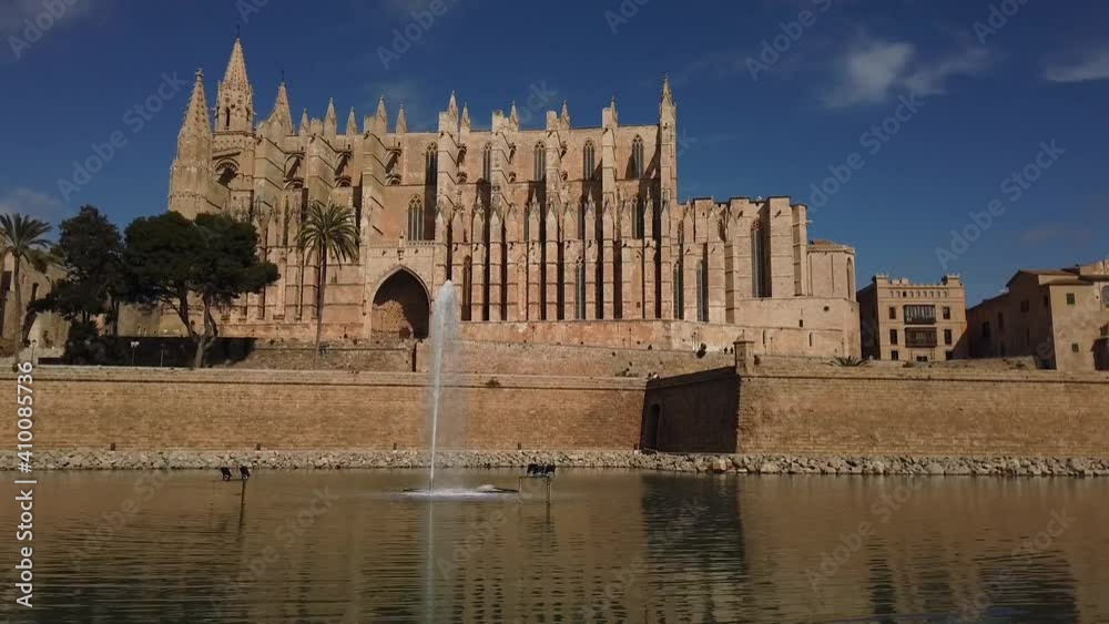 Palma de Mallorca ´s cathedral view Palma de Mallorca ´s cathedral view