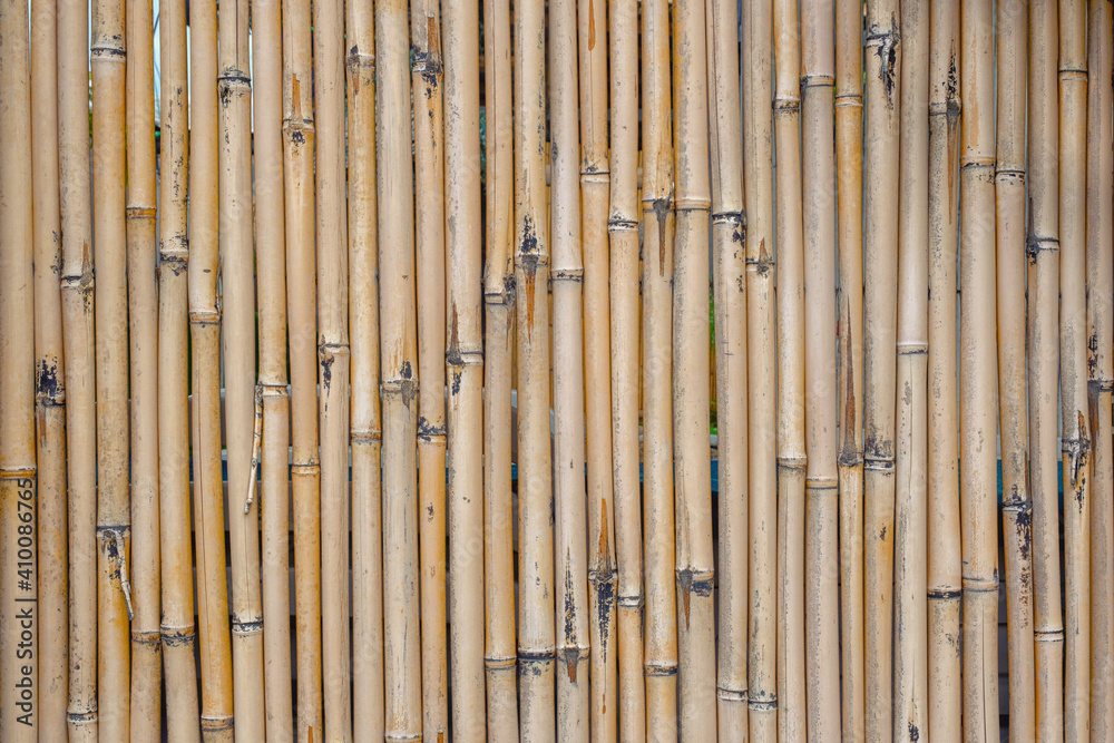 Background of decorative old bamboo wood fence Background of decorative old bamboo wood fence