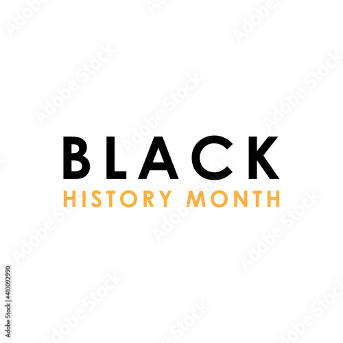 Black History Month Vector Design For Banner Print and Greeting Background photo