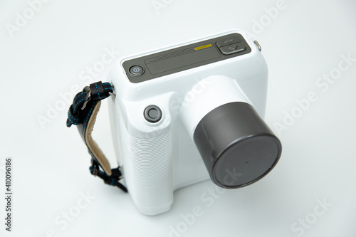 Portable x-ray camera for dentistry white color - standing on the table front view
