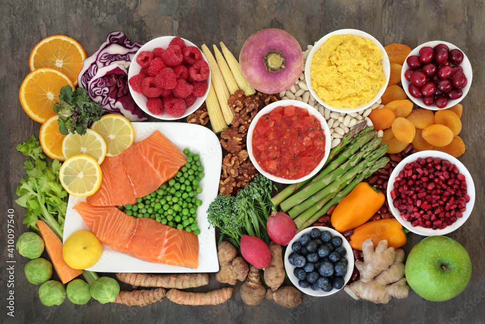 Worlds healthiest food collection for a balanced diet high in protein ...
