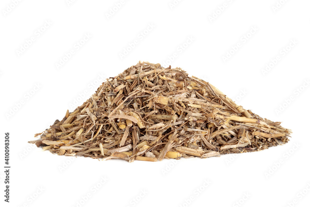 Foto de Couch grass herb root used in herbal medicine to treat coughs