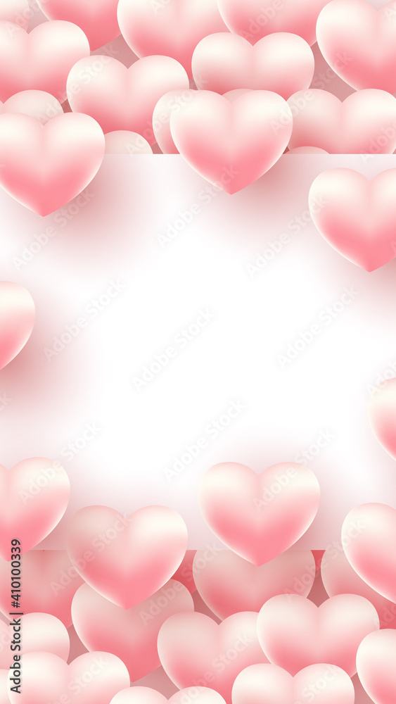 Happy Valentine's Day . Valentine Day Greeting Card . Vector illustrations