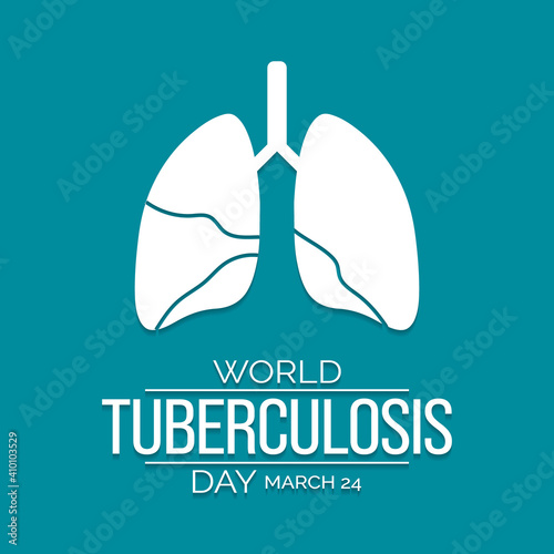 World Tuberculosis Day, observed on March 24th each year, is designed to build public awareness about the global epidemic of tuberculosis and efforts to eliminate the disease. Vector illustration.