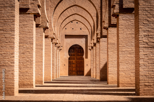 historic casbah ruin details  Morocco