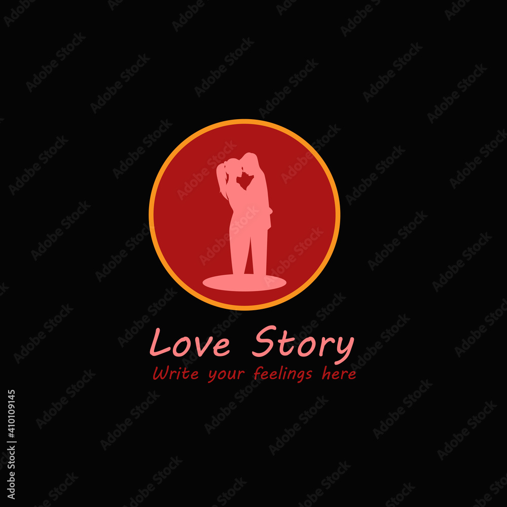 Love Story Logo Design Vector Love Story Logo Design Vector