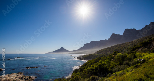 Cape town and lions head over Hout Bay
