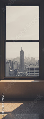 view from the window of manhattan skyline © Anselm