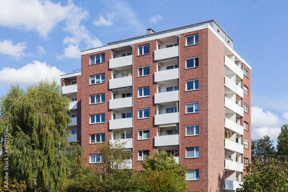 Modernes Wohnhaus, Wohngebäude. Deutschland, Europa