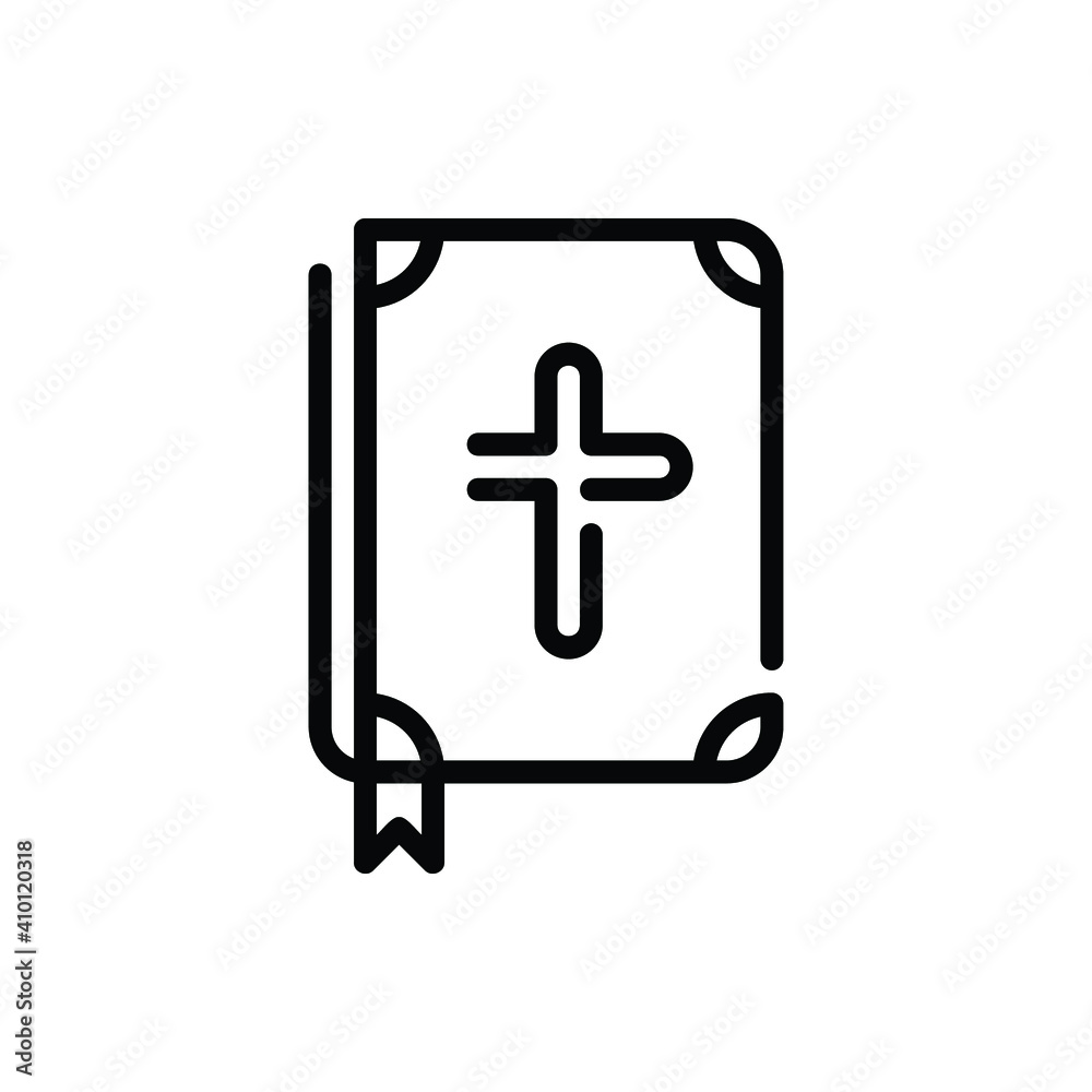Bible Icon Logo Illustration Vector Isolated. Christ and Easter Icon-Set. Suitable for Web Design, Logo, App, and UI. Editable Stroke and Pixel Perfect. EPS 10. Bible Icon Logo Illustration Vector Isolated. Christ and Easter Icon-Set. Suitable for Web Design, Logo, App, and UI. Editable Stroke and Pixel Perfect. EPS 10.