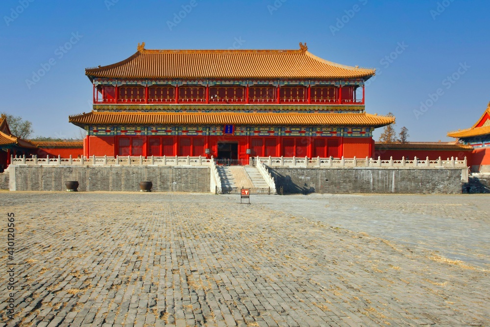 Fototapeta premium famous forbidden City in Beijing, China, Asia