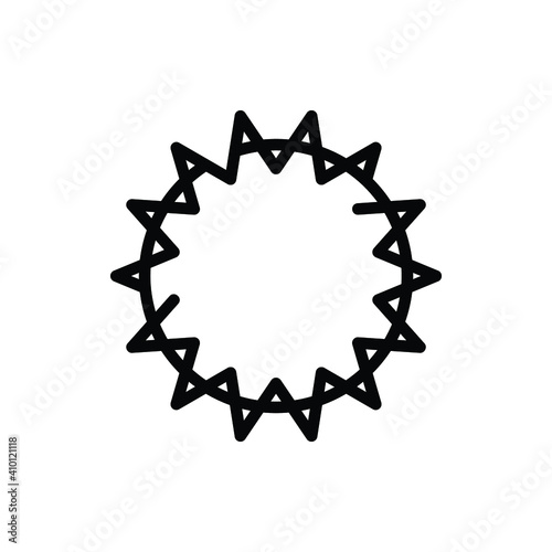 Jesus Thorn, Jesus Crown Icon Logo Illustration Vector Isolated. Christ and Easter Icon-Set. Suitable for Web Design, Logo, App, and UI. Editable Stroke and Pixel Perfect. EPS 10.