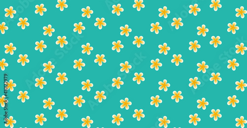 Pattern Champaka flowers. Background, wallpaper.