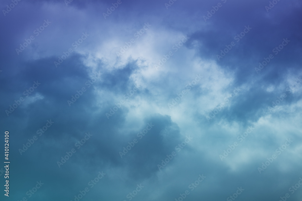 Dramatic cloudy sky. Abstract nature sky background